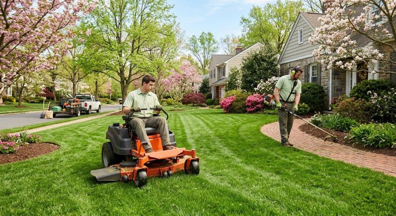 Spring Lawn Care in Bowie, MD